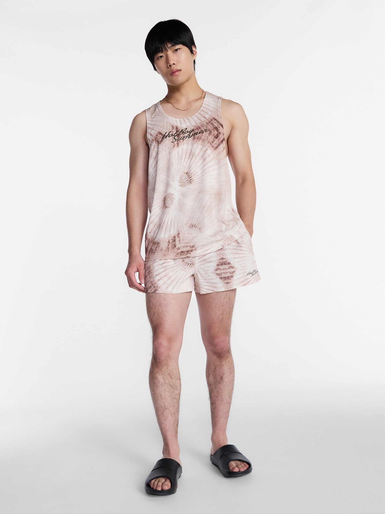 Hot Boy Summer by Megan Thee Stallion Men’s 3'' inseam Mesh Swim Shorts, Sizes S-3XL