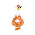 thumbnail image 3 of Ccwuwei Porch Goose Summer Outfit, UV Resistant Goose Accessories with Sunglasses Headwear, 23 in Large Porch Goose Clothes, Outdoor Garden Pool Party Costume Set - Orange, 3 of 7