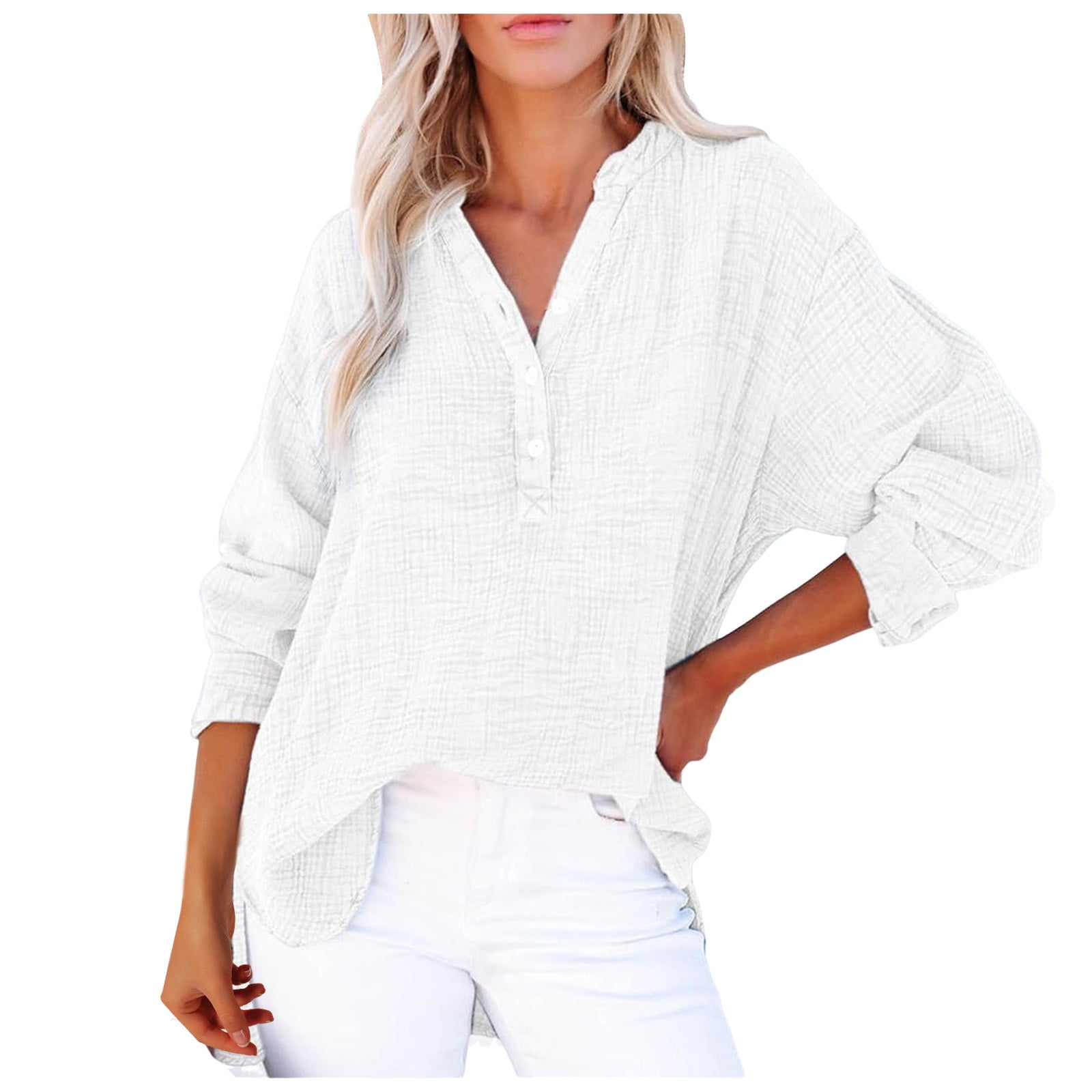 Wyzesi Chemises pour Femmes Manches Courtes Blouse en Mousseline