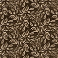 thumbnail image 1 of Ahgly Company Machine Washable Indoor Square Transitional Black Brown Area Rugs, 8' Square, 1 of 7