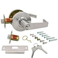 thumbnail image 6 of Nuk3y Azure Grade 2 Commercial Duty Cylindrical Lever Lockeset, ADA, UL Rated, Satin Chrome US26D (Storeroom), 6 of 7