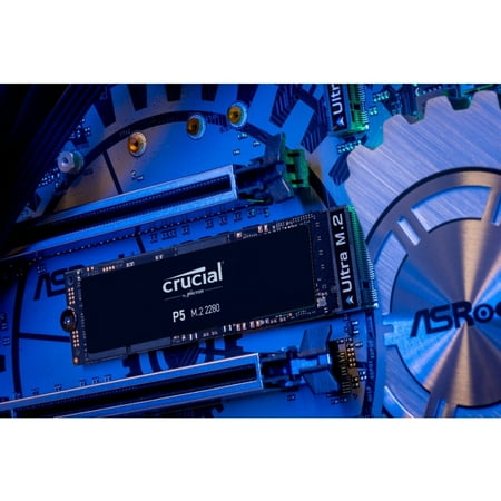 Crucial - P5 2TB 3D NAND PCIe Gen 3 x4 NVMe Internal Solid State Drive M.2