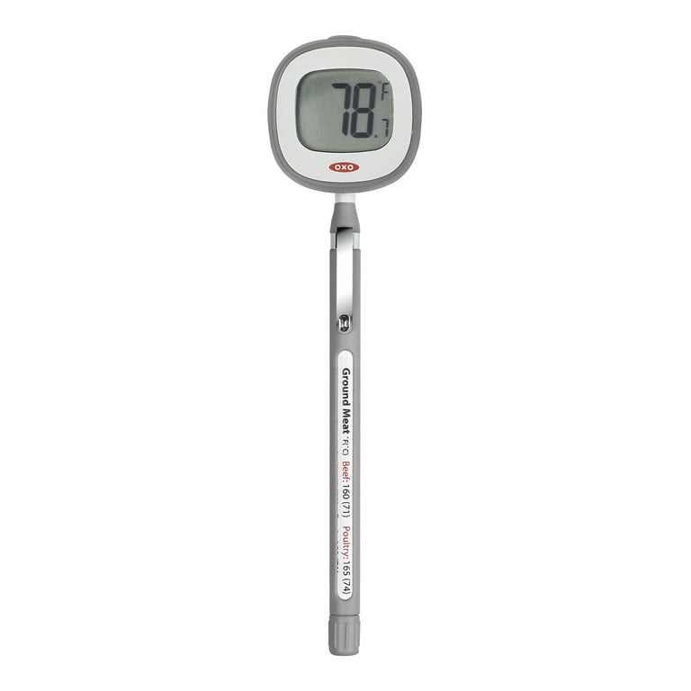 OXO Softworks Digital Display Instant Read Stainless Steel Food Thermometer