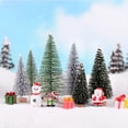 thumbnail image 4 of Mini árboles de Navidad, árbol de Navidad Artificial, cepillo para botellas, árboles de Navidad con Base de madera para decoraciones artesanales de mesa para el hogar, 4 of 4