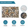thumbnail image 6 of Cobblestones Placemats Set of 12, Gravel Rock Natural Stones Pattern Art Placemats for Dining Table, Place Mats for Kitchen Tabletop, Waterproof Wipeable Dining Table Mats Set, 6 of 9