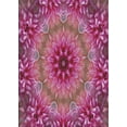 thumbnail image 1 of Ahgly Company Indoor Rectangle Patterned Dark Hot Pink Novelty Area Rugs, 7' x 9', 1 of 6