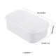 thumbnail image 2 of Nevera de plástico grande con tapa de grado alimenticio sellada y sin fugas, caja de almacenamiento de alimentos extra grande de 1600ml., 2 of 2