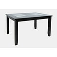 thumbnail image 4 of Jofran Urban Icon Contemporary 66" Extension Glass Inlay Dining Table, 4 of 7