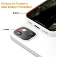 thumbnail image 4 of DTTO iPhone 13 Case, Shockproof Silicone [Enhanced Camera and Screen Protection] , White, 4 of 7