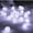 White, variant on Globe String Lights, 5M 50LED Crystal Crackle Ball Lights Crack Bead String Lights Indoor String Lights Silver Wire USB