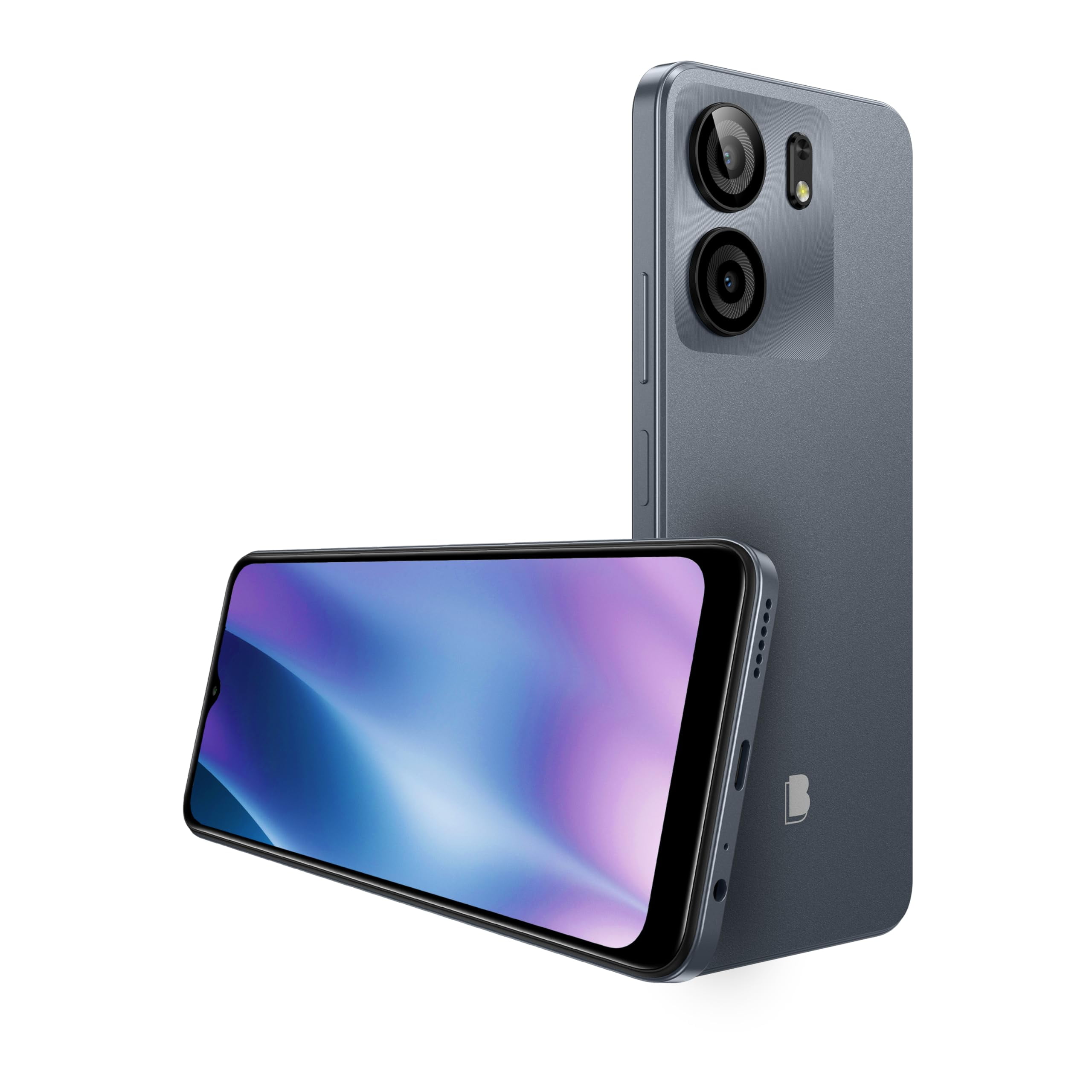 BLU F5| 5G | 2024 | All-Day Battery | Unlocked | 6.6? HD+ Display | 128GB | Dual 50MP | US Version | Grey
