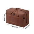 thumbnail image 2 of Large Capacity Waterproof Travel Storage Bag for Clothes & Misc Items – Durable Checked Luggage Packing Bag for Moving, Travel, and Organization, 2 of 5