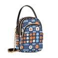 thumbnail image 7 of FORMRS Crossbody Bag for Women Quilted Travel Shoulder Cell Phone Purse with Chain Strap Handbag, Modern Color Circle, 7 of 7