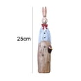 thumbnail image 4 of tredstone Rabbit Statue Home Decor Wedding Gift Ornament Figurines Desktop Decor Elegant and Delicate man 23cm 1Set, 4 of 6