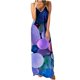 thumbnail image 2 of Vestido estampado de tirantes sin mangas de playa casual de verano para mujer Pompotops  qyievc1724, 2 of 4
