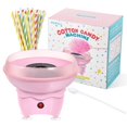 thumbnail image 1 of Máquina de algodón de azúcar MOMULL Mini para niños con 20 palitos rosa, 1 of 6
