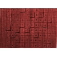 thumbnail image 1 of Ahgly Company Indoor Rectangle Abstract Red Modern Area Rugs, 7' x 9', 1 of 4