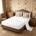 thumbnail image 4 of Erosebridal Pumpkin Bow King Bedding 7pcs,Fall Harvest King Bed in a Bag,Multi White,Reversible, 4 of 6