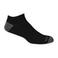 thumbnail image 2 of Fruit of the Loom Dual Defense No-Show Socks for Men, Black, Sizes 6-12 (12-Pack), 2 of 5