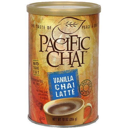 Pacific Chai Vanilla Chai Latte, 10 oz (Pack of 6)