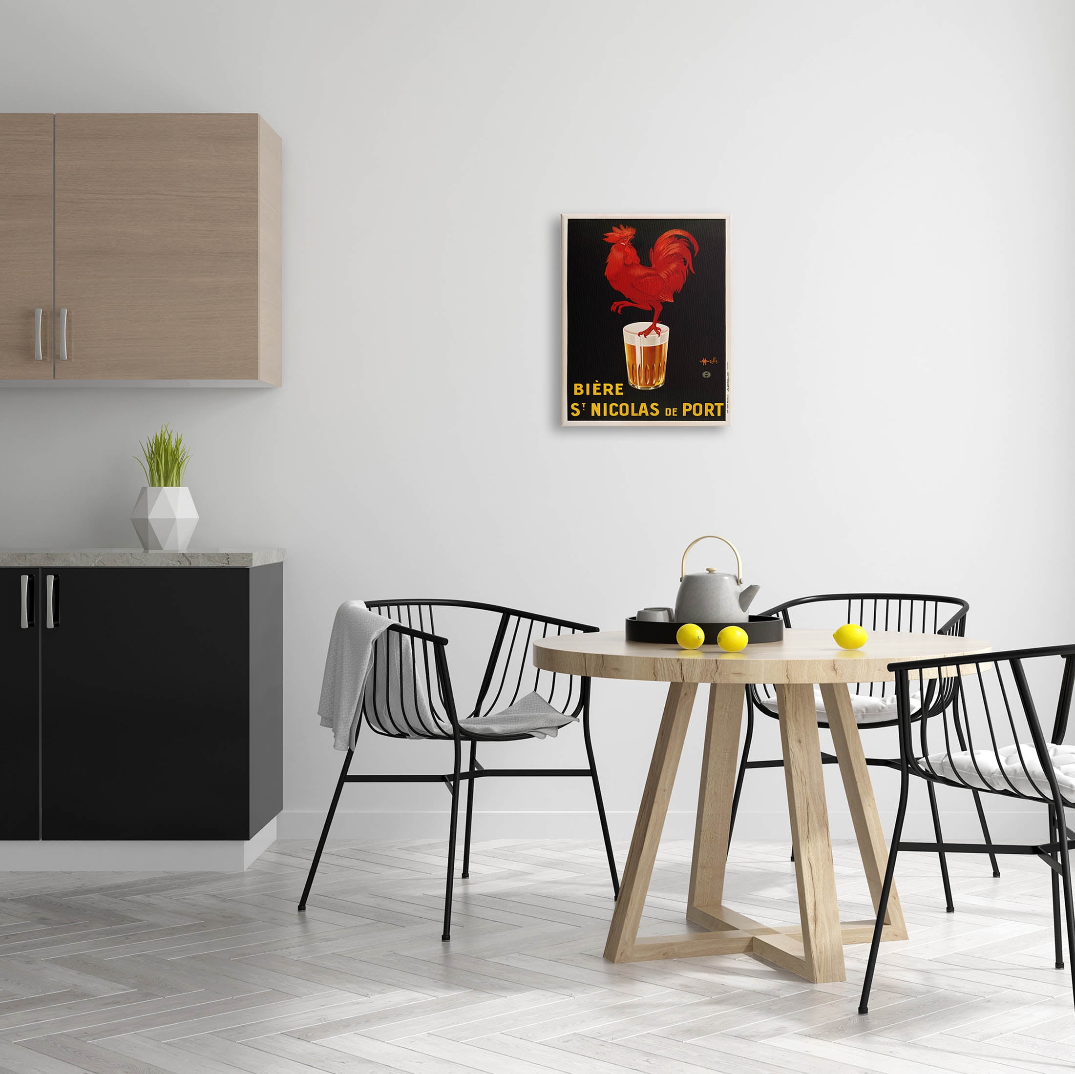 Stupell Industries Vintage Beer Brewery Ad Graphic Art Gallery Wrapped Canvas Print Wall Art, Design by Marcus Jules