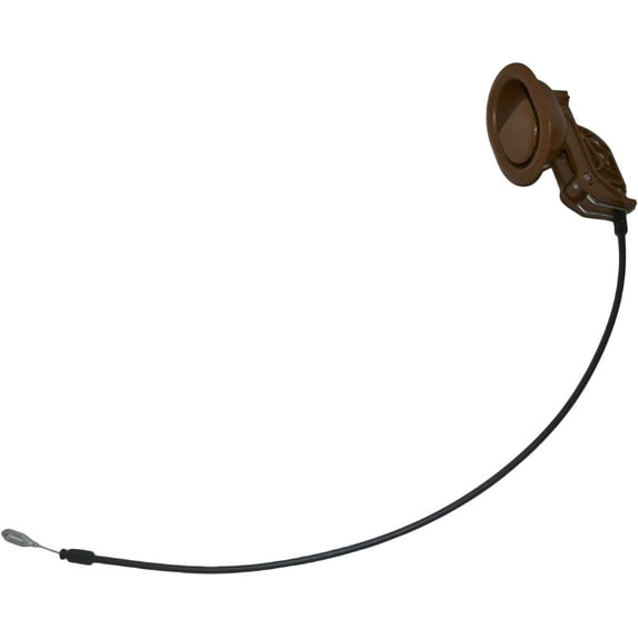 FR Recliner-Handles Car Door Flapper Style Plastic Recliner Handle Brown with Hoop Tip Fits Berkline and Others