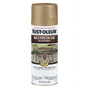 Rust-Oleum Stops Rust Multicolor Textured Radiant Brass Spray Paint, 12 oz