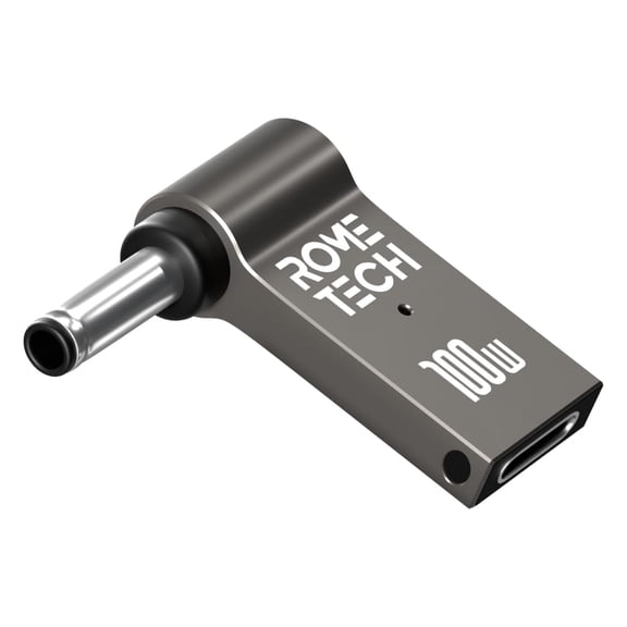 USB C to DC Adapter, Type C to DC with Built-in PD and E-Mark Smart Chip for Dell, Input 19.5V ⎓ 3.34A, with 4.5 * 3.0mm Plug, USB C to Laptop Charger (1)