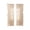 Coffee, variant on French Style Lace Curtains, Drill-Free Sheer Drapes for Living Room, Kitchen & Bedroom Bay Windows, Romc Voile Window Treatments, Light Filtering​, Black