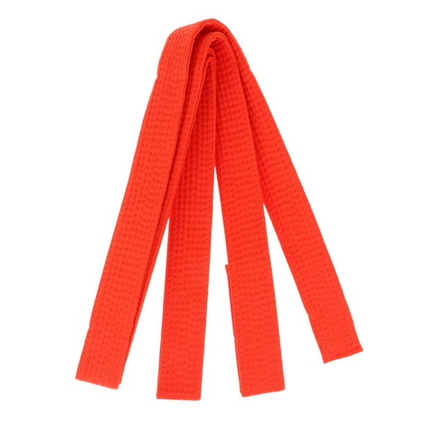 Cinturón de artes marciales para taekwondo, karate, MMA y otras artes marciales naranja