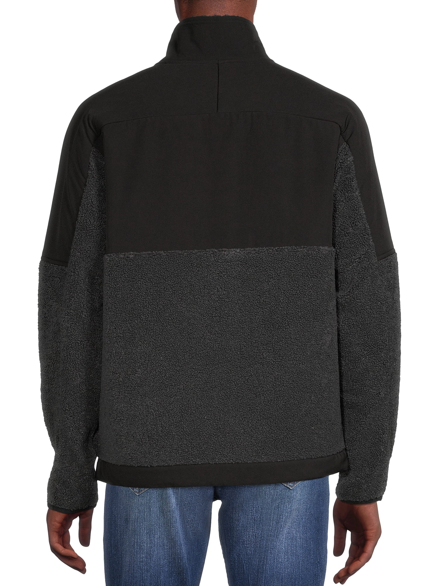 Russell Men's and Big Men's Faux Sherpa Jacket, Sizes up to 3XL