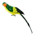 thumbnail image 2 of SPRING PARK Artificial Birds Feathered Birds Parrot Figure Decor Fake Parrot for Craft Summer Modern Jungle Garden Home Ornament Decoration, 2 of 7