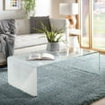 thumbnail image 2 of SAFAVIEH Crysta Glam Ombre Glass Coffee Table, White, 2 of 10