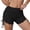 Black, variant on Women High Waisted Bikini Bottom Retro Ruched Swim Short Shirred Tankinis Brief Swimming Trunks,L