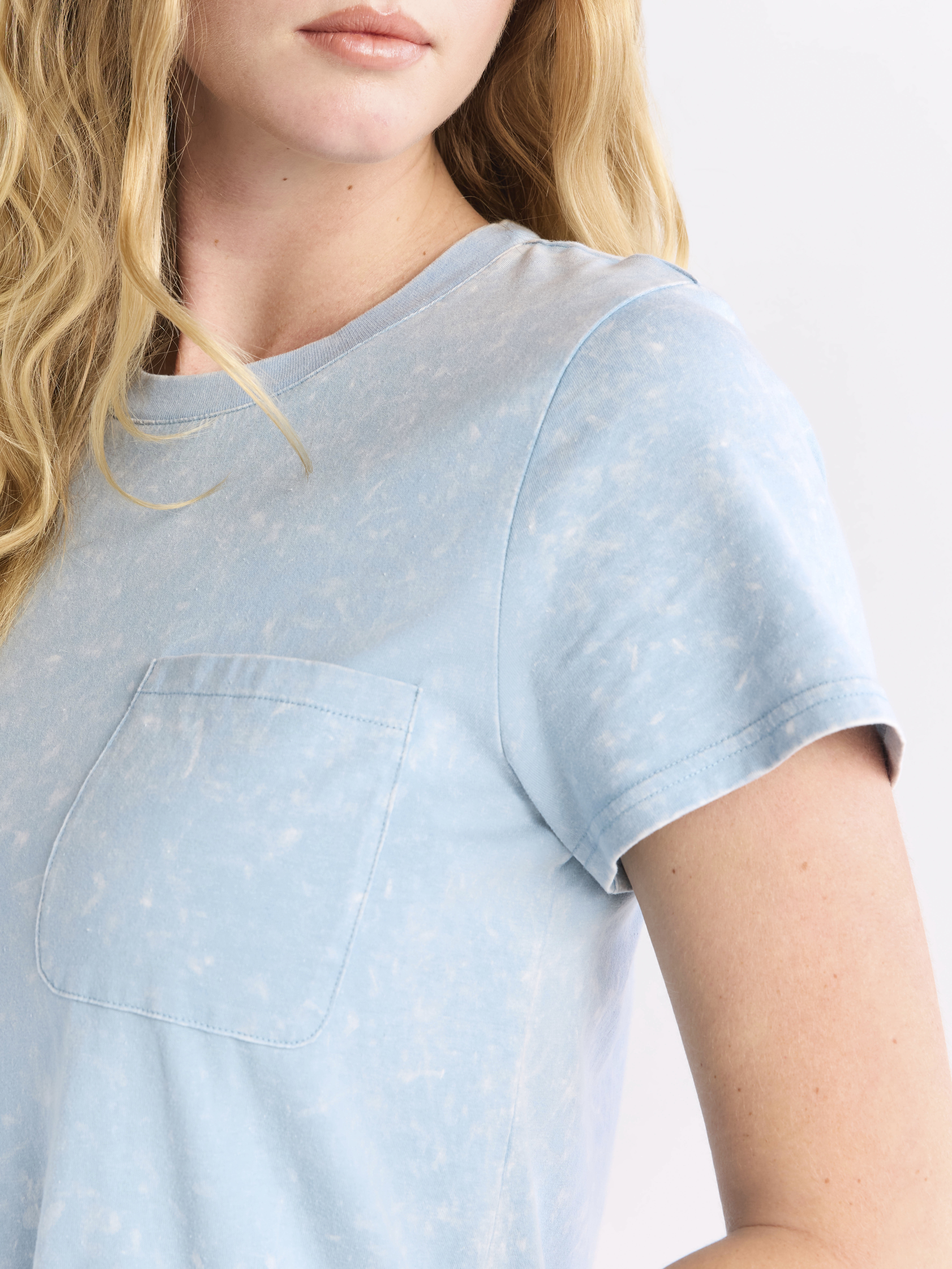 Time and Tru Women's Midi T-Shirt Dress with Short Sleeves, Sizes XS-XXXL