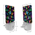 thumbnail image 7 of HemaKayy 2 Pack Plug-in LED Night Light with Light Sensor, Warm White, Dusk to Dawn Sensor Flat Nightlight for Bathroom, Hallway, Bedroom, Living Room - Animal Foot Paws, 7 of 7