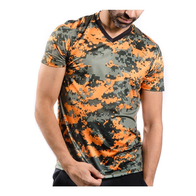 Jersey para Hombre atletica Playera Talla M Anaranjado