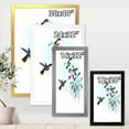 thumbnail image 4 of Designart 'Ancient Hummingbird IV' Traditional Framed Art Print, 4 of 4