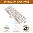 thumbnail image 5 of Grey Palm Tree Stair Treads Non Slip for Steps Summer Tropical Country Vintage Silver Tree Leaf 4 Pcs Reusable Adhesive Stair Runner Mats for Dogs Elders Carpet Treads Rugs for Staircase 8x30 In, 5 of 9