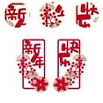 thumbnail image 6 of balikha 1 Pair Chinese New Year Couplets Home Decoration Ornament Window Decoration Spring Festival Chunlian for Party Favors C, 6 of 9