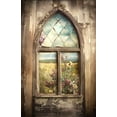 thumbnail image 2 of Luminous Windows - Stained Glass Canvas Wall Art, 2 of 2