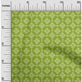 thumbnail image 1 of oneOone Cotton Jersey Green Fabric Ethnic Bandhani Dress Material Fabric Print Fabric By The Yard 58 Inch Wide, 1 of 4