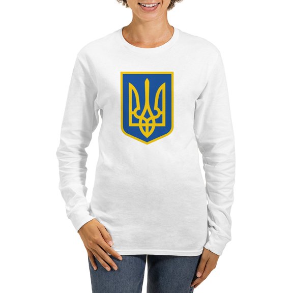 CafePress - Ukraine Women's Long Sleeve T Shirt - Women's Long Sleeve Graphic Casual T-Shirt