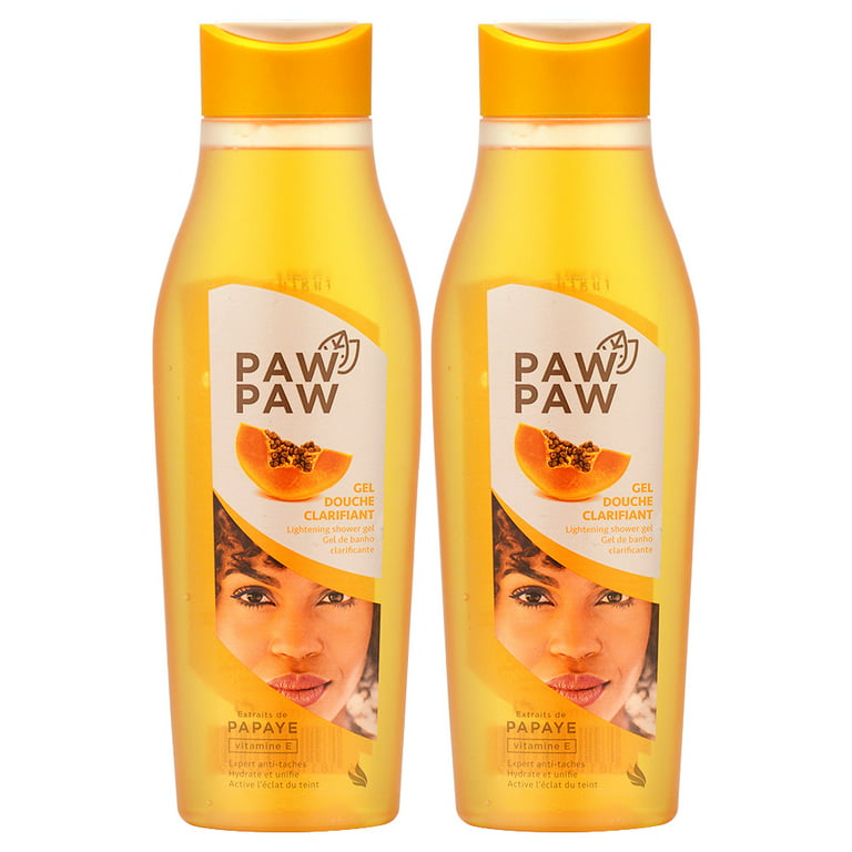 PAW PAW Gel Douche Clarifiant Lightening Shower Gel 500ml 16.9oz 7oz (Pack  of 2) 