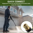 thumbnail image 2 of Professional Pressure Washer Sprayer Wand 1900PSI Weather With 1/4inch Quick Connector for Car Washing Machine, 2 of 7