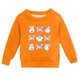 thumbnail image 2 of Boys Sweatshirts Halloween Print Crewneck Pullover Top Fall Winter Stylish Sweatshirts for Boys Size 11-12Y, 2 of 4