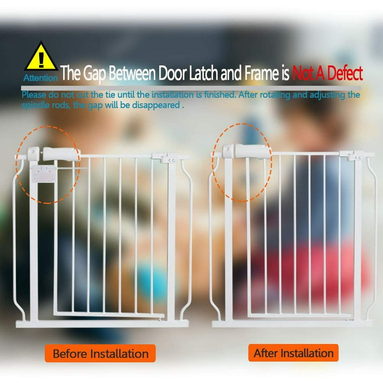 Fairy Baby 62 67 Inch Extra Wide Baby Gate Pressure Mounted Walk