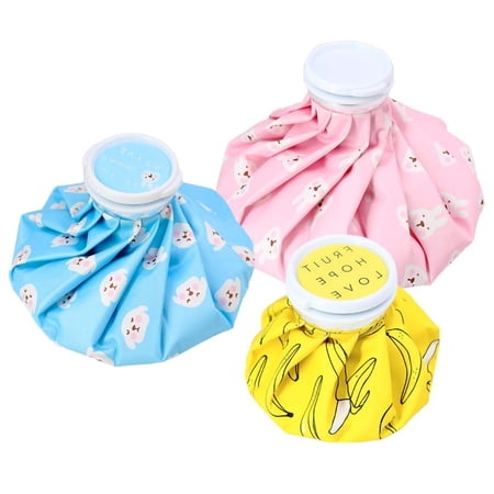Egoelife Soft Ice Packs for Injuries, 3 (6’’, 9’’, 11’’) Reusable Hot Cold Therapy Packs for Headaches Pain Relief Swelling Bruises and Shoulder Wrist Knee Leg Injury Ice Bags for Kids Adults
