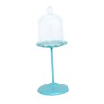 thumbnail image 3 of small cake Stand Cupcake Plate con Tapa Clear Wedding Party de Cumpleaños Cyan , tal se describe Medio, 3 of 9