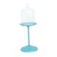 thumbnail image 3 of small cake Stand Cupcake Plate con Tapa Clear Wedding Party de Cumpleaños Cyan , tal se describe Medio, 3 of 9